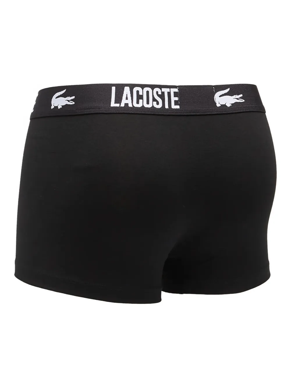 Lacoste Logo Waistband Boxers In Black