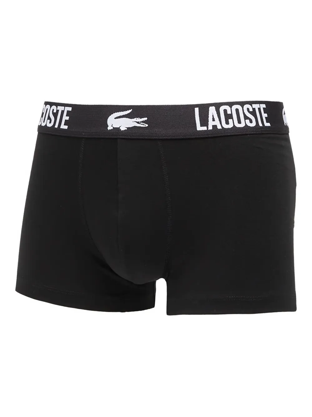 Lacoste Logo Waistband Boxers In Black