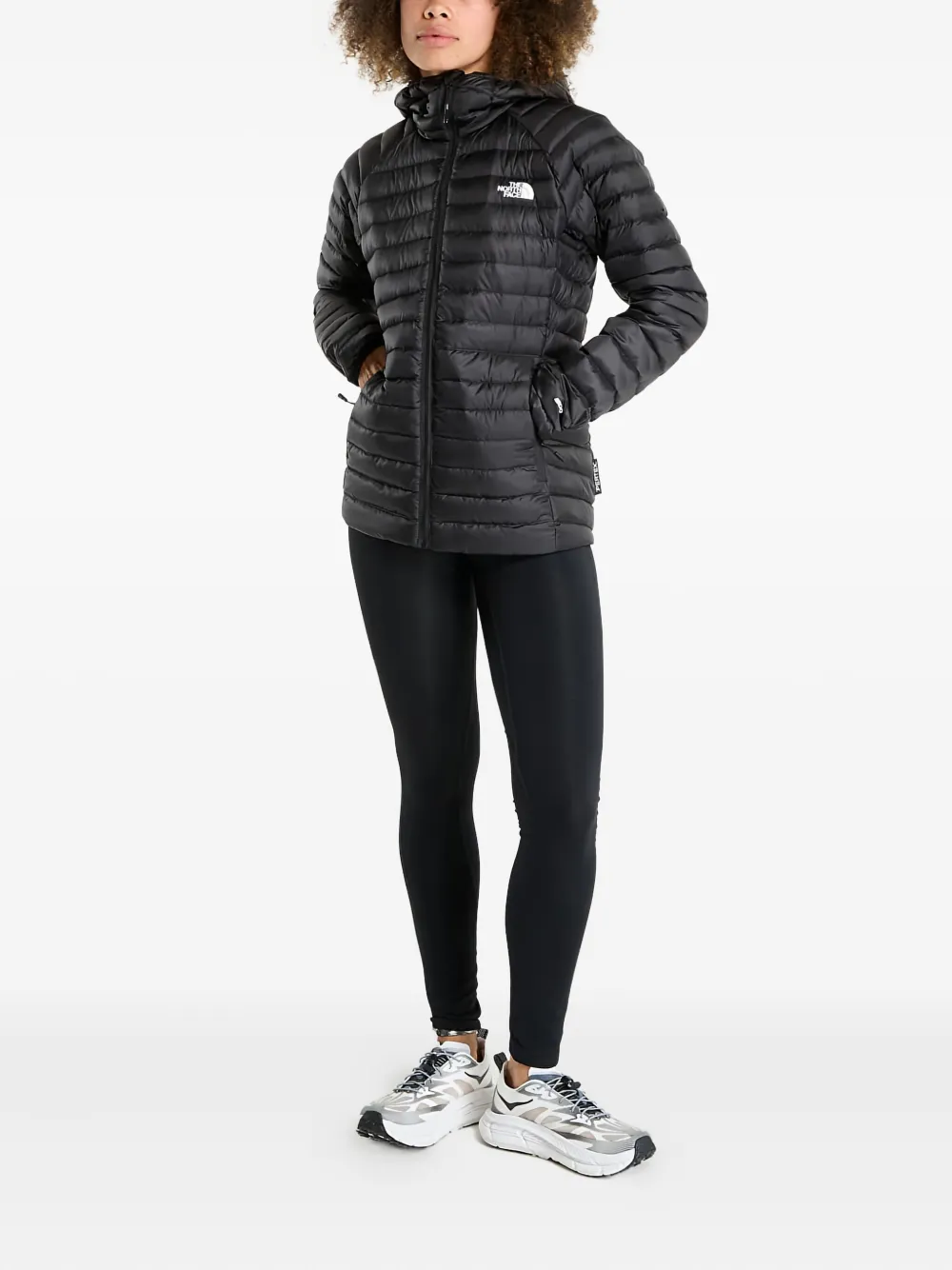 The North Face Bettaforca Hooded Down Jacket In Black