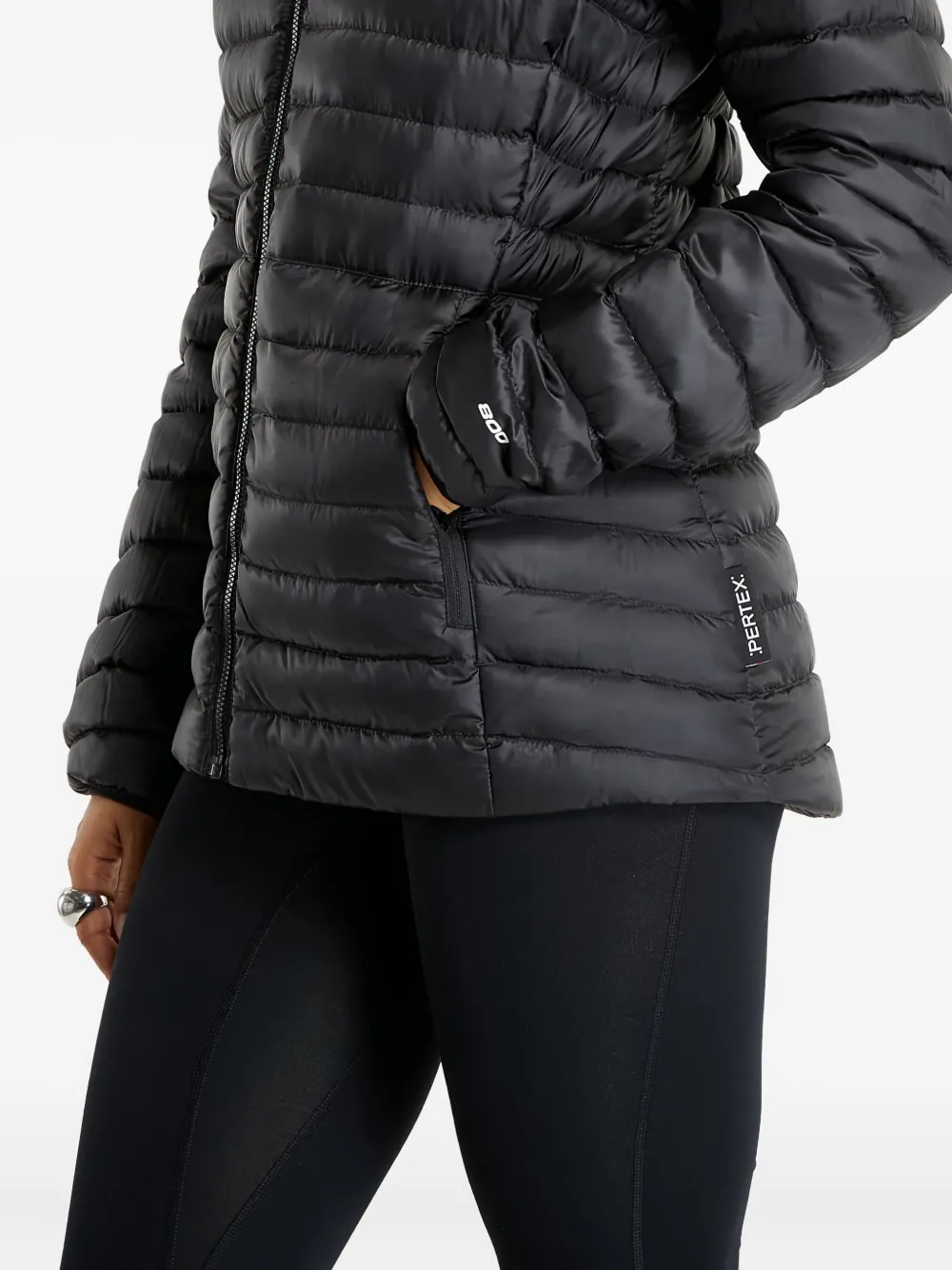 The North Face Bettaforca Hooded Down Jacket In Black