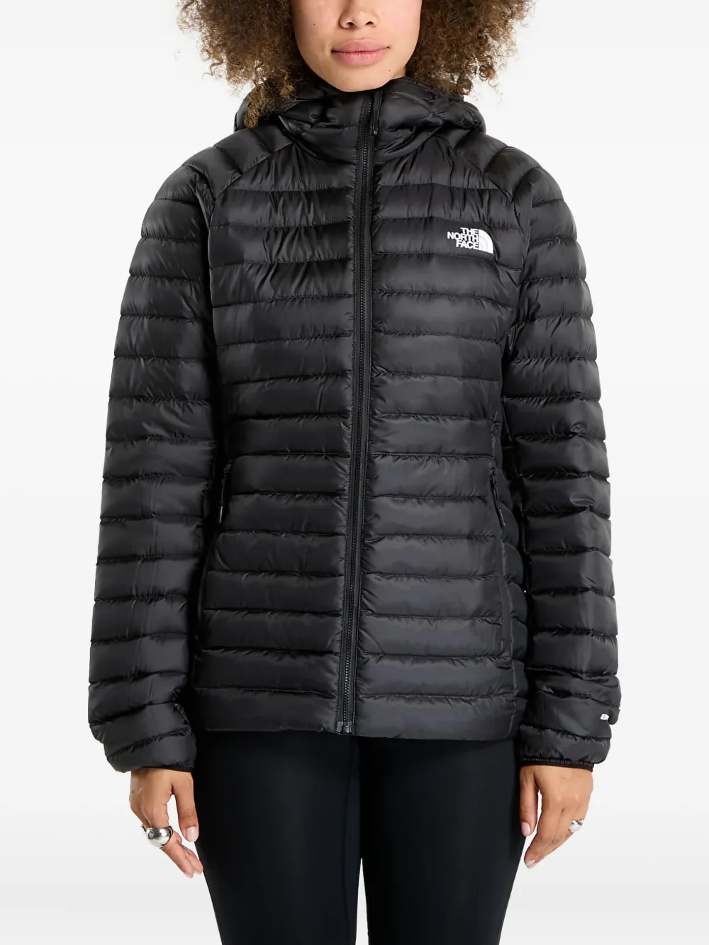 The North Face Bettaforca Hooded Down Jacket In Black