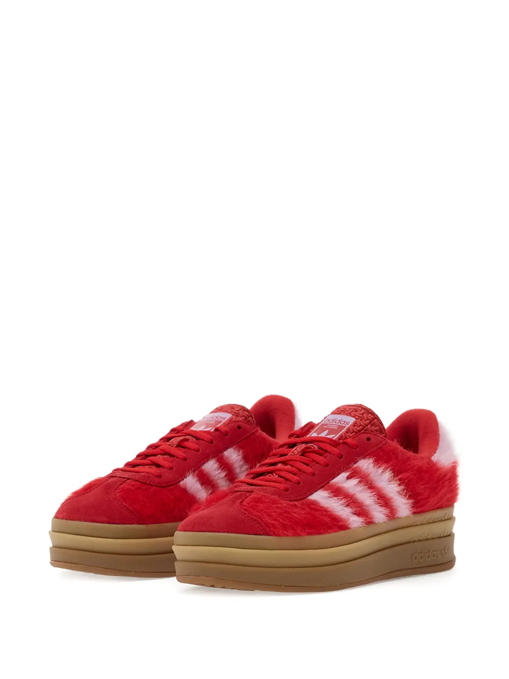 adidas Gazelle Bold sneakers met plateauzool Rood