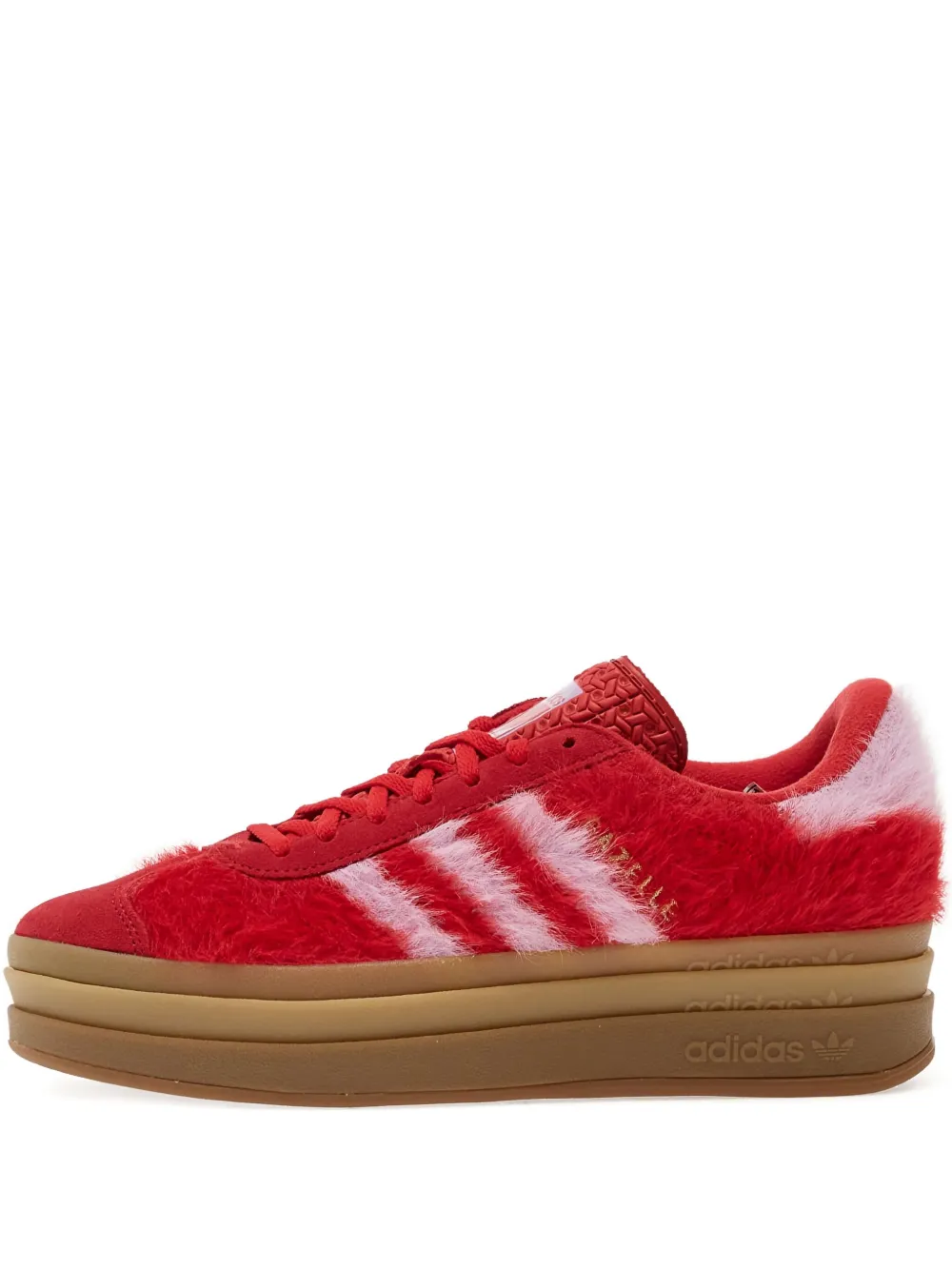 adidas Gazelle Bold sneakers met plateauzool Rood