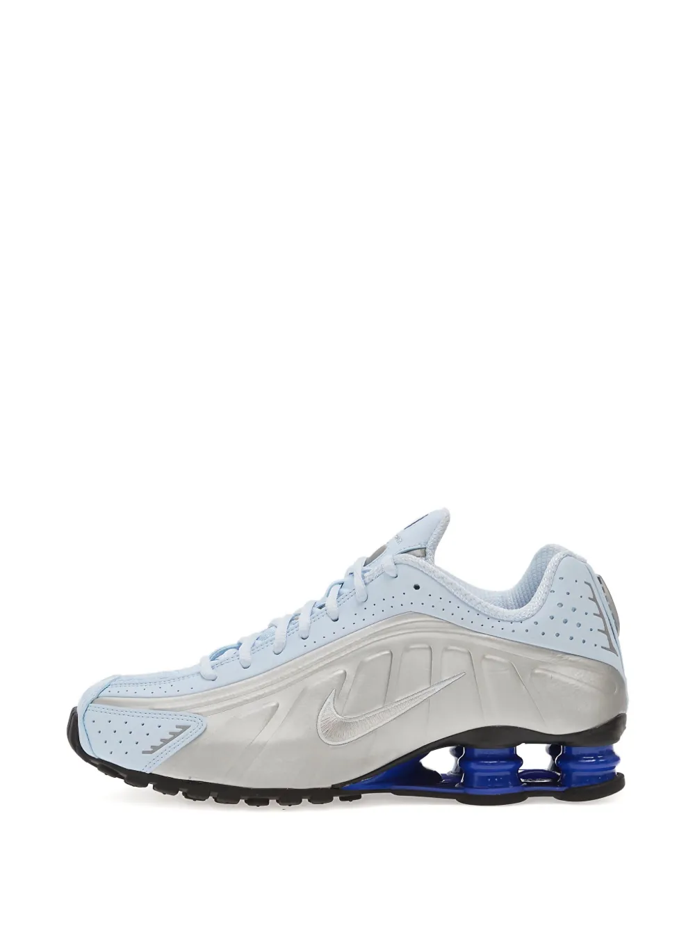 Nike Shox R4 geperforeerde sneakers Blauw