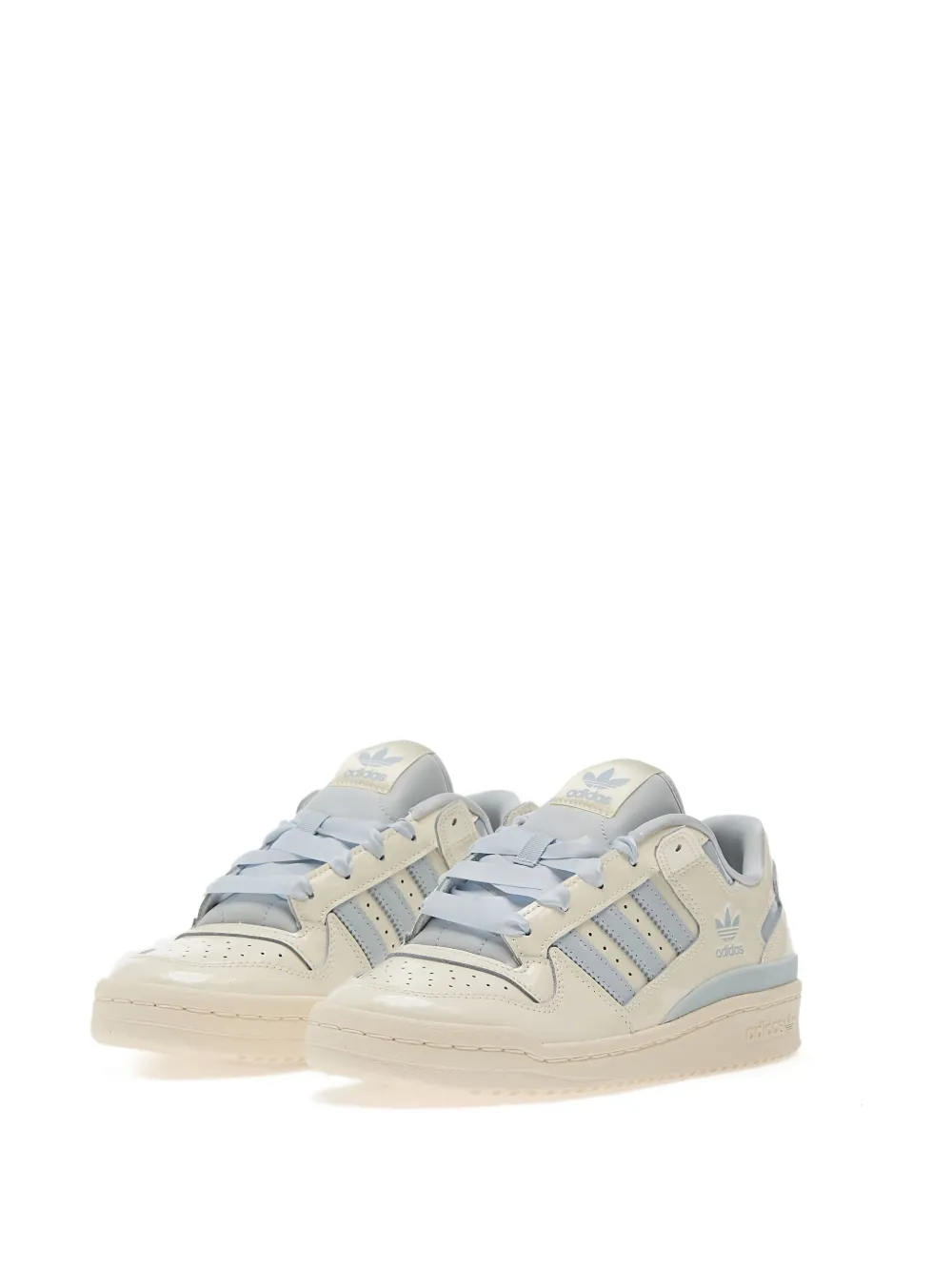 Adidas Originals Forum Low Lace-up Sneakers In Neutral