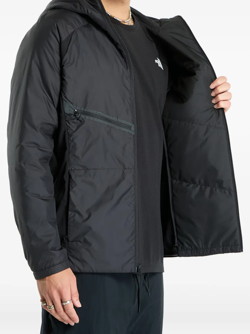 The North Face Jack met capuchon Zwart