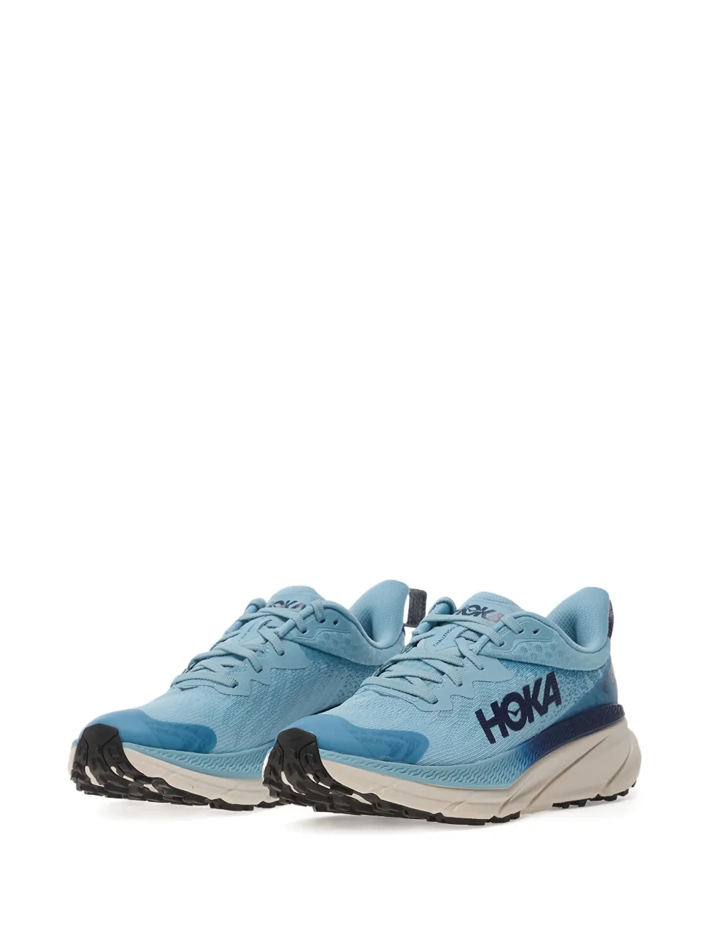 HOKA Challenger 7 logo-print sneakers - Blauw