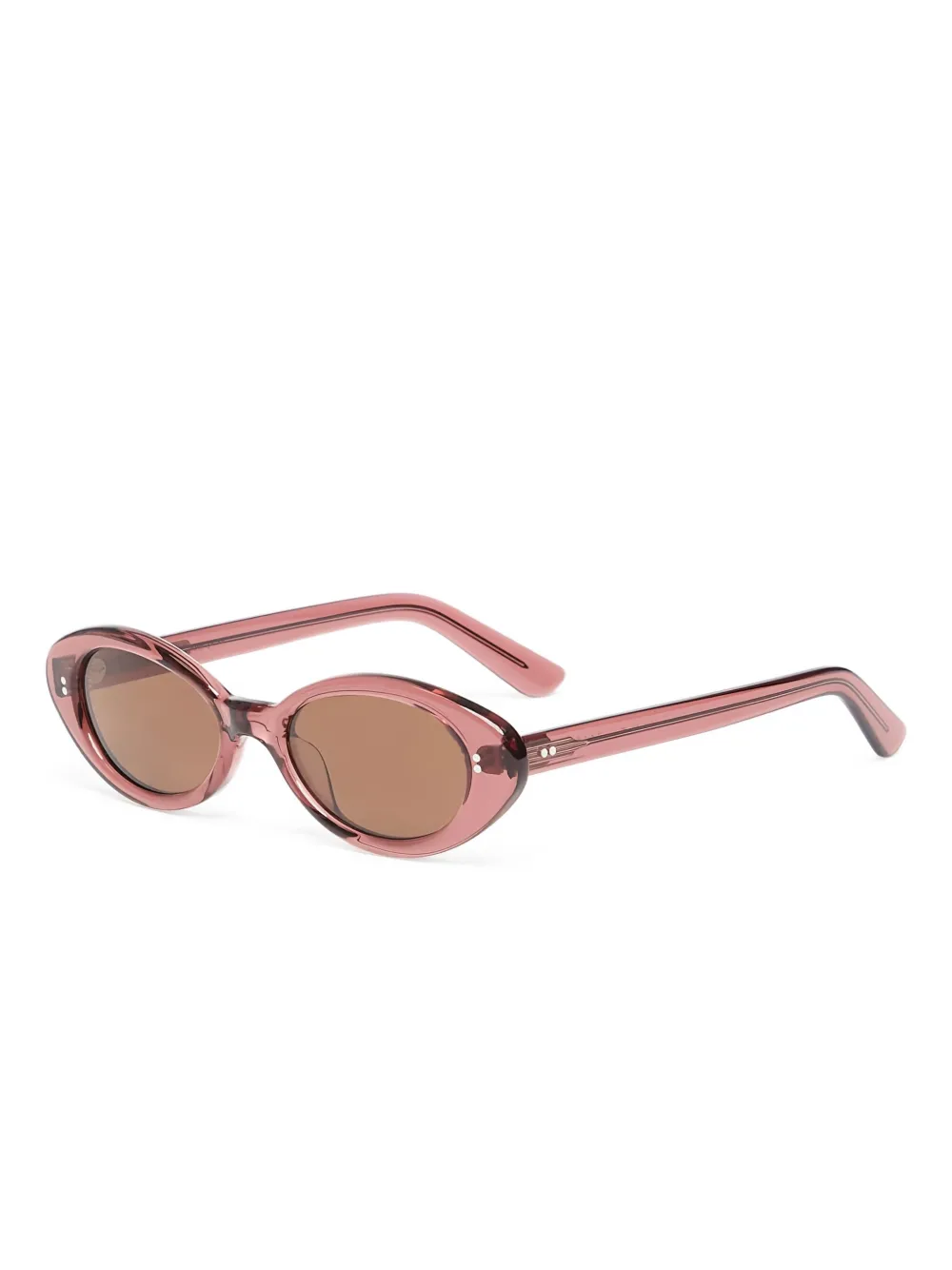 Akila Daisy oval-frame sunglasses - Roze