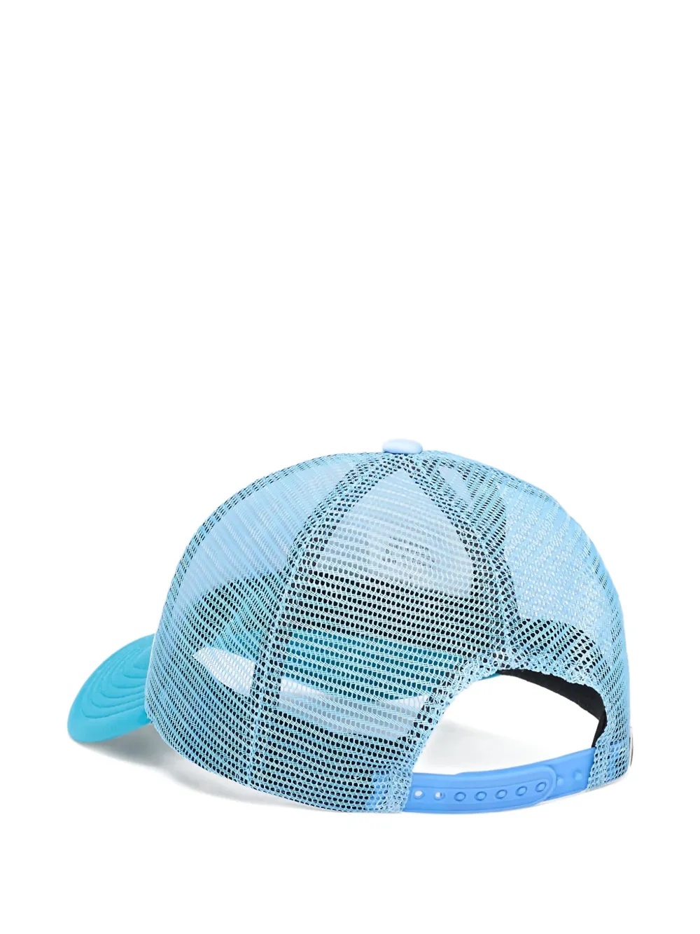 A Bathing Ape Logo-detail Flat-brim Trucker Cap In Blue