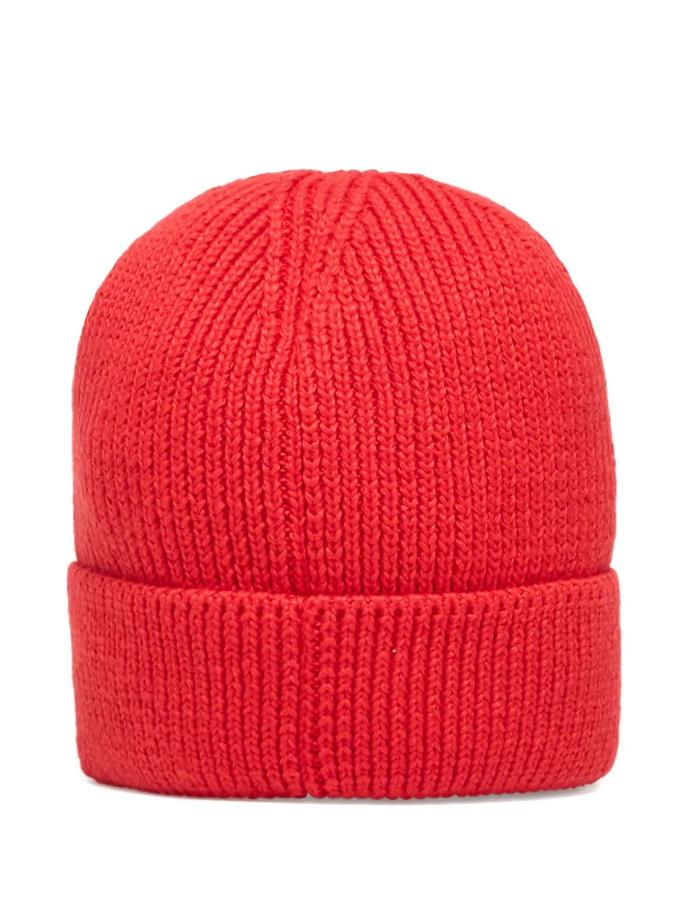 The North Face Relaxed Style Ribbed Knit Hat In Red