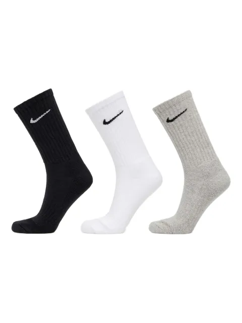 Nike Swoosh-logo cushioned socks (pack of three)