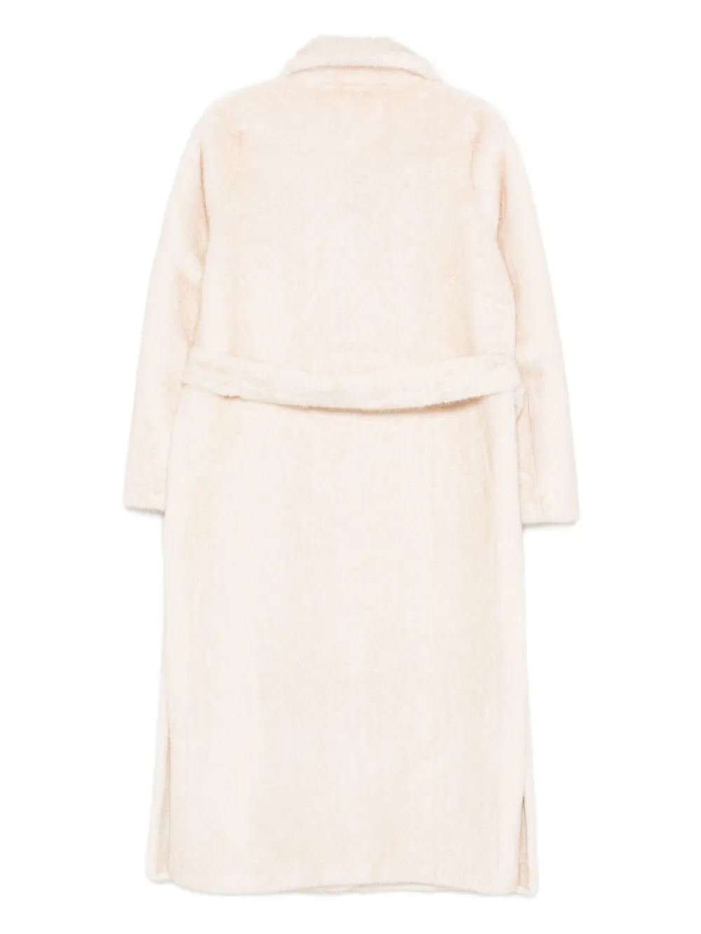 Forte Dei Marmi Couture Belted Coat In Neutral
