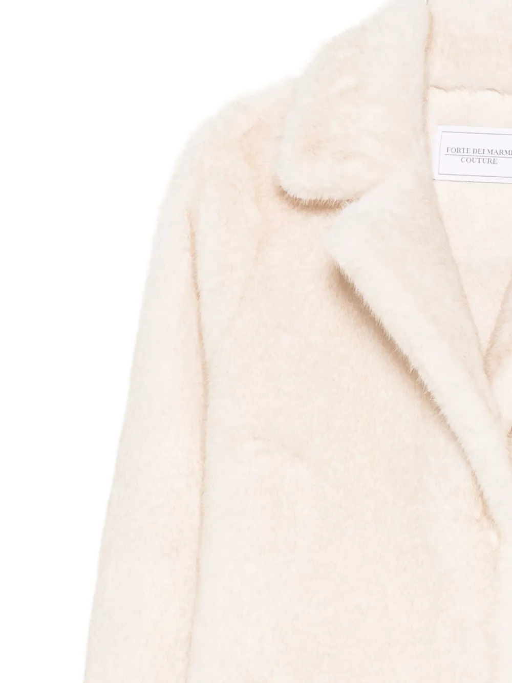 Forte Dei Marmi Couture Belted Coat In Neutral
