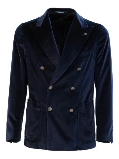 Tagliatore chamarra de terciopelo con doble botonadura