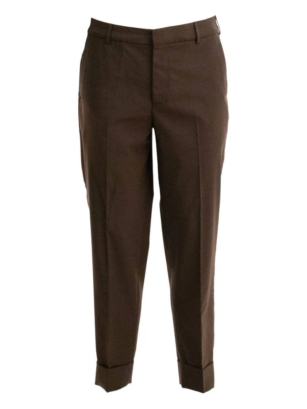 Cruna Side-pocket Tailored Trousers In Brown