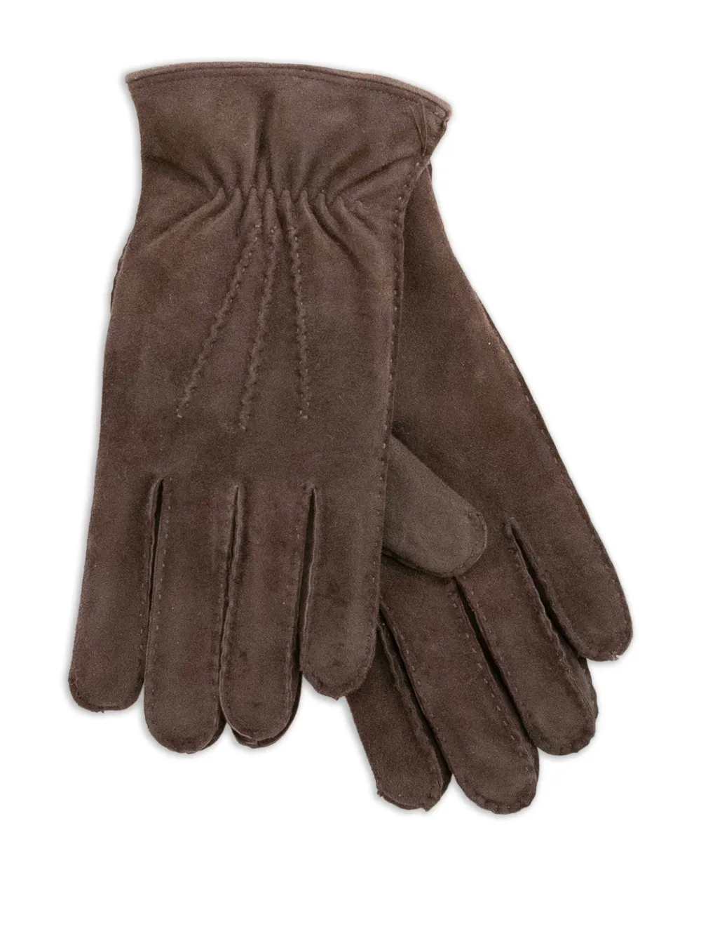 Barba stitched gloves | Brown | Image 1
