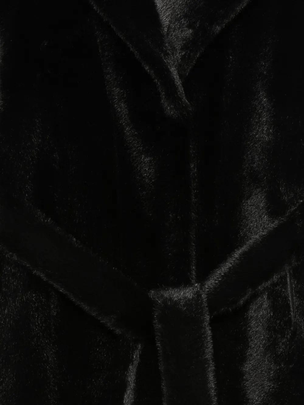 Forte Dei Marmi Couture Belted Coat In Black