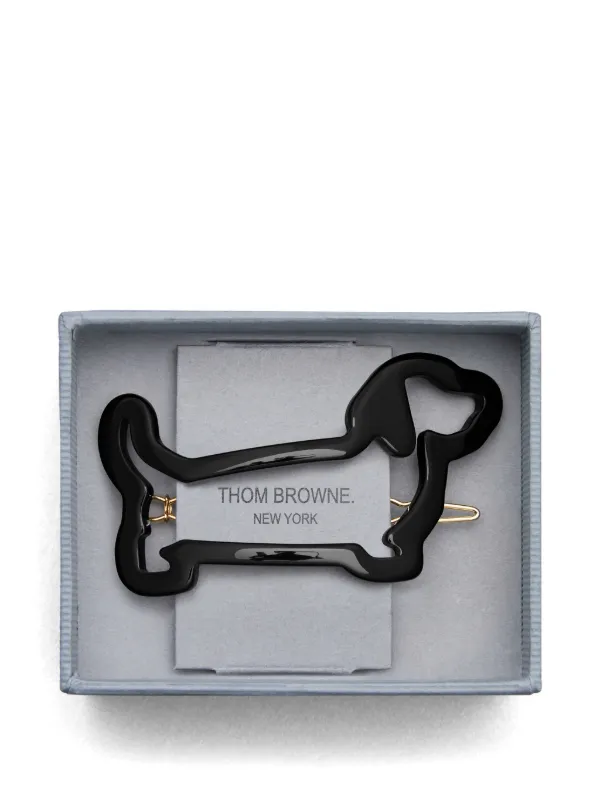 Thom Browne Hector ヘアクリップ | ブラック | FARFETCH JP