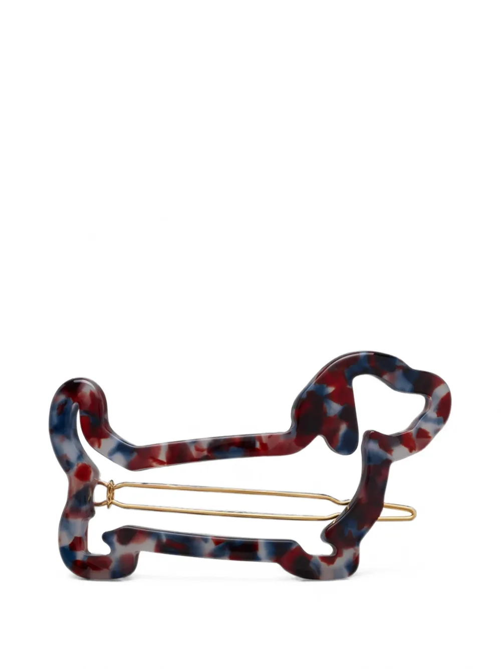 Thom Browne acetate Hector hair clip - Rosso