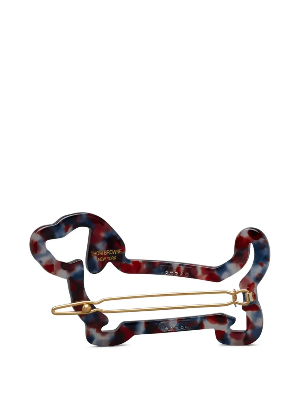 Thom Browne Hector haarclip met acetaat Rood