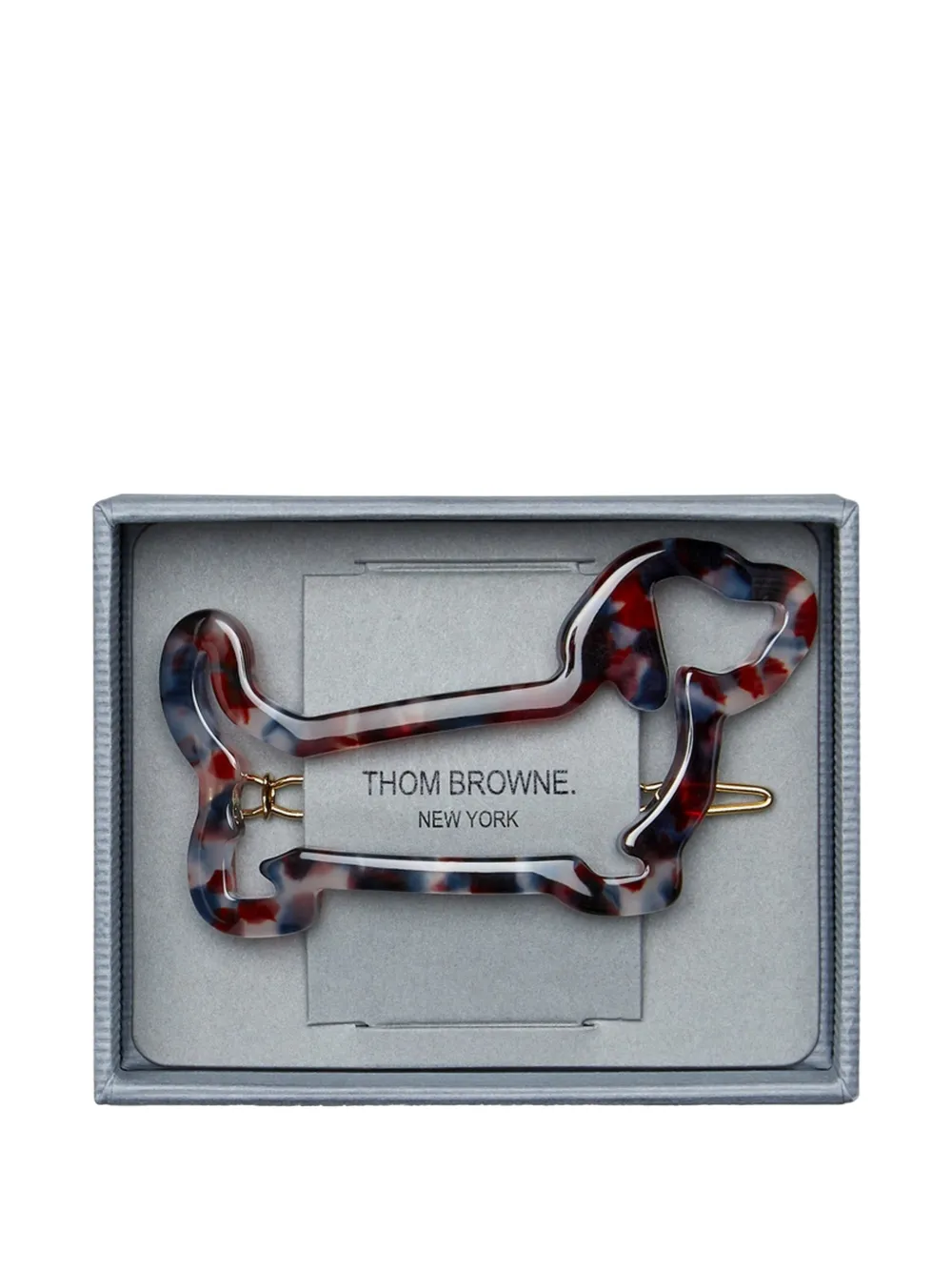 Thom Browne Hector haarclip met acetaat Rood