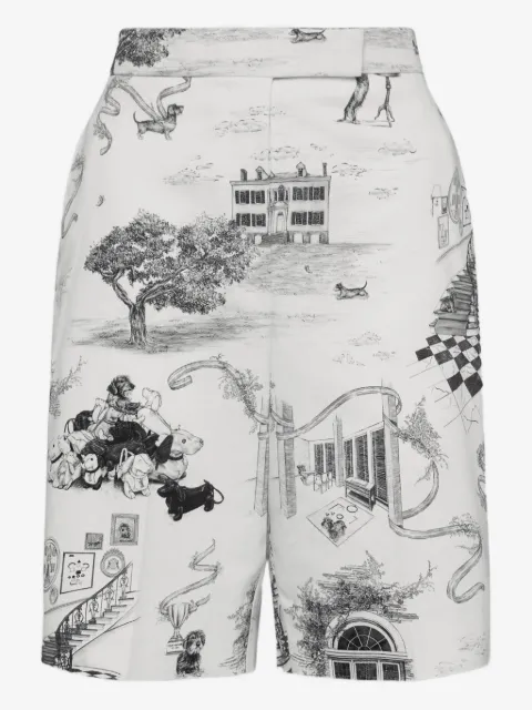 Thom Browne Hector Toile bermuda shorts