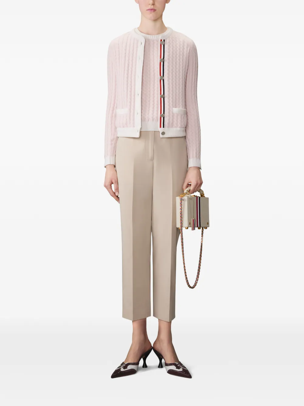  Thom Browne Stitch Shell Top - Pink 
