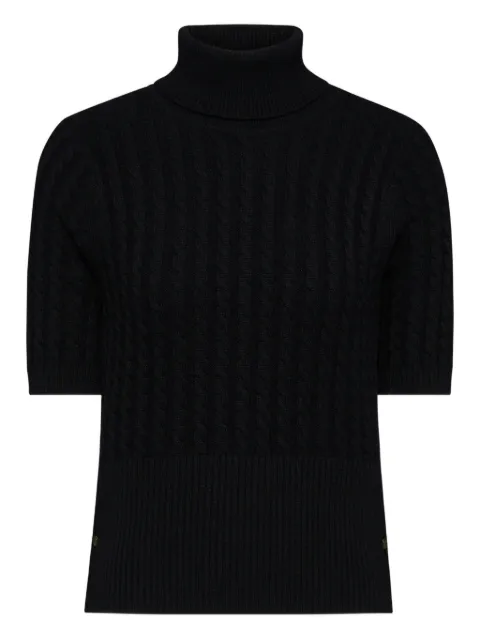 Thom Browne — short-sleeve turtleneck sweater