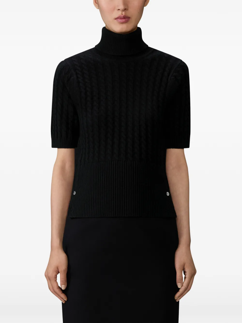 Thom Browne short-sleeve turtleneck sweater | Knitted Sweaters | Image 2