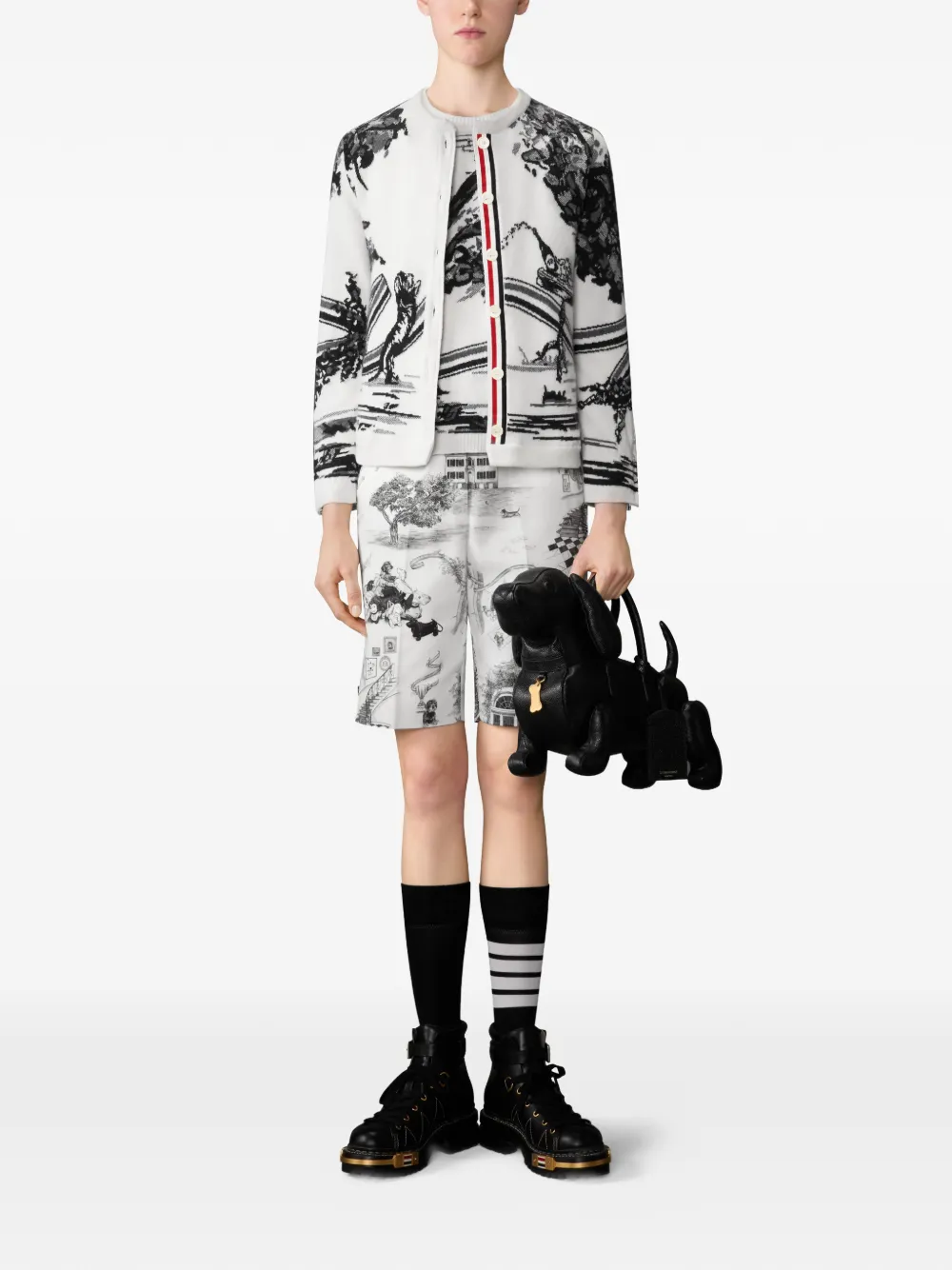  Thom Browne Haut Hector - Blanc 