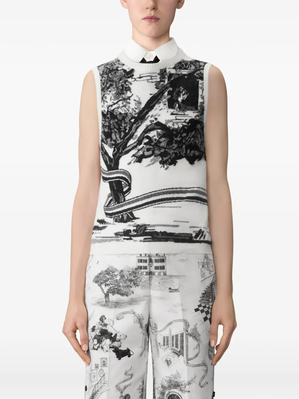  Thom Browne Haut Hector - Blanc 