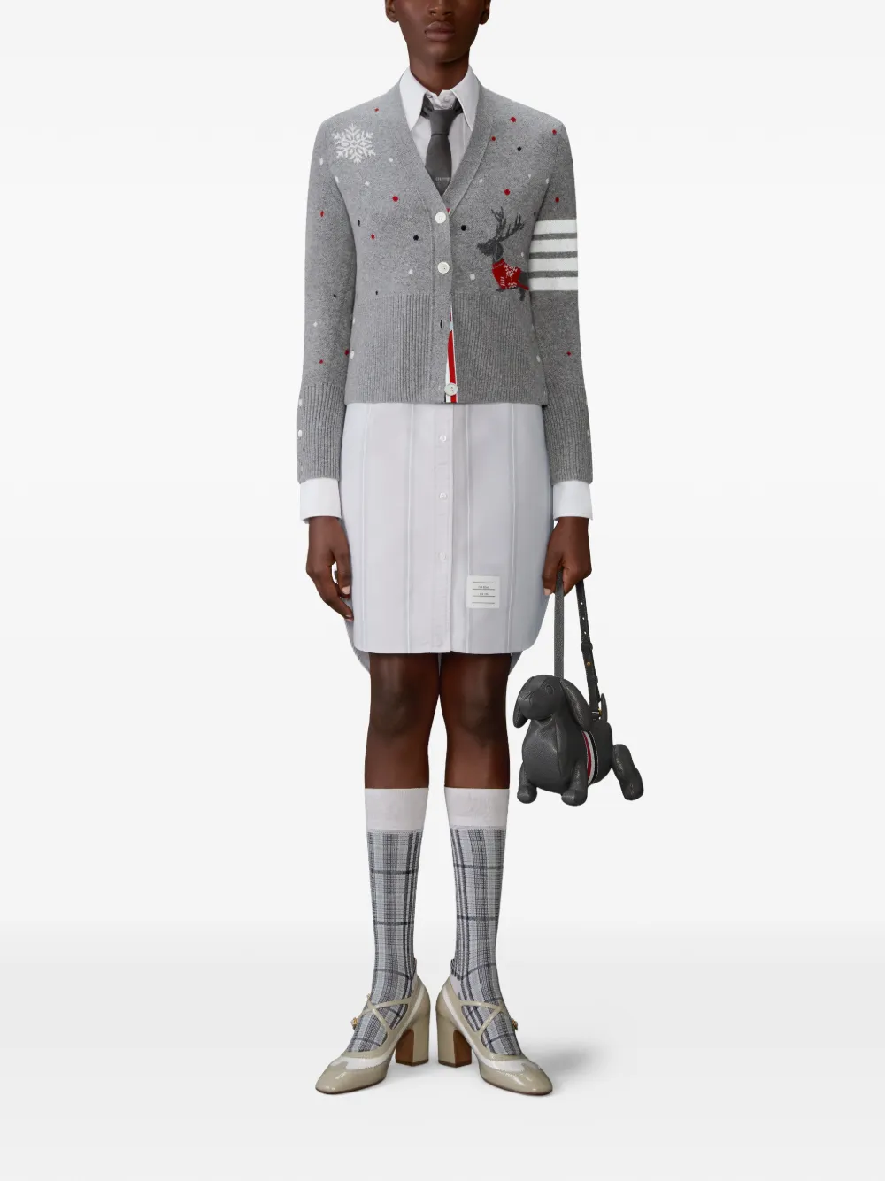 Thom Browne Hector Reindeer intarsia cardigan | Cardigans | Image 2