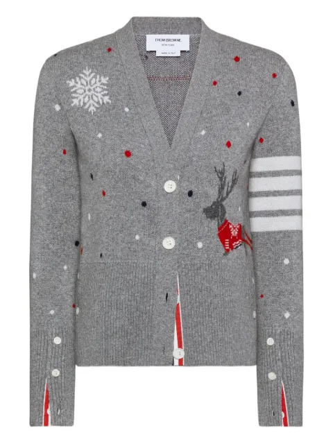 Thom Browne кардиган Hector Reindeer