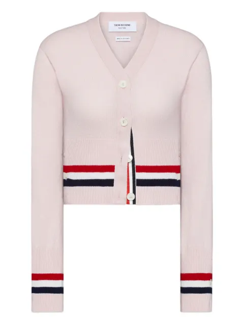Thom Browne striped shrunken cardigan
