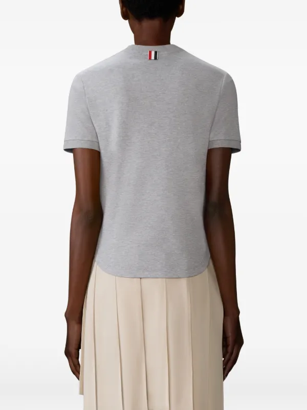 Thom Browne Cotton T-shirt | Grey | FARFETCH AO
