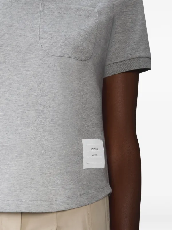 Thom Browne Cotton T-shirt | Grey | FARFETCH AO