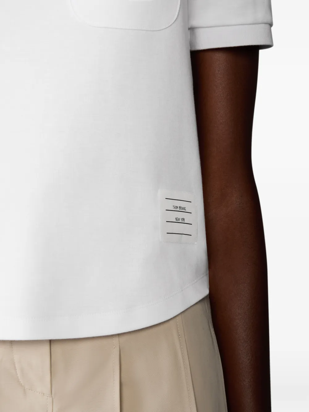 Thom Browne Katoenen T-shirt Wit