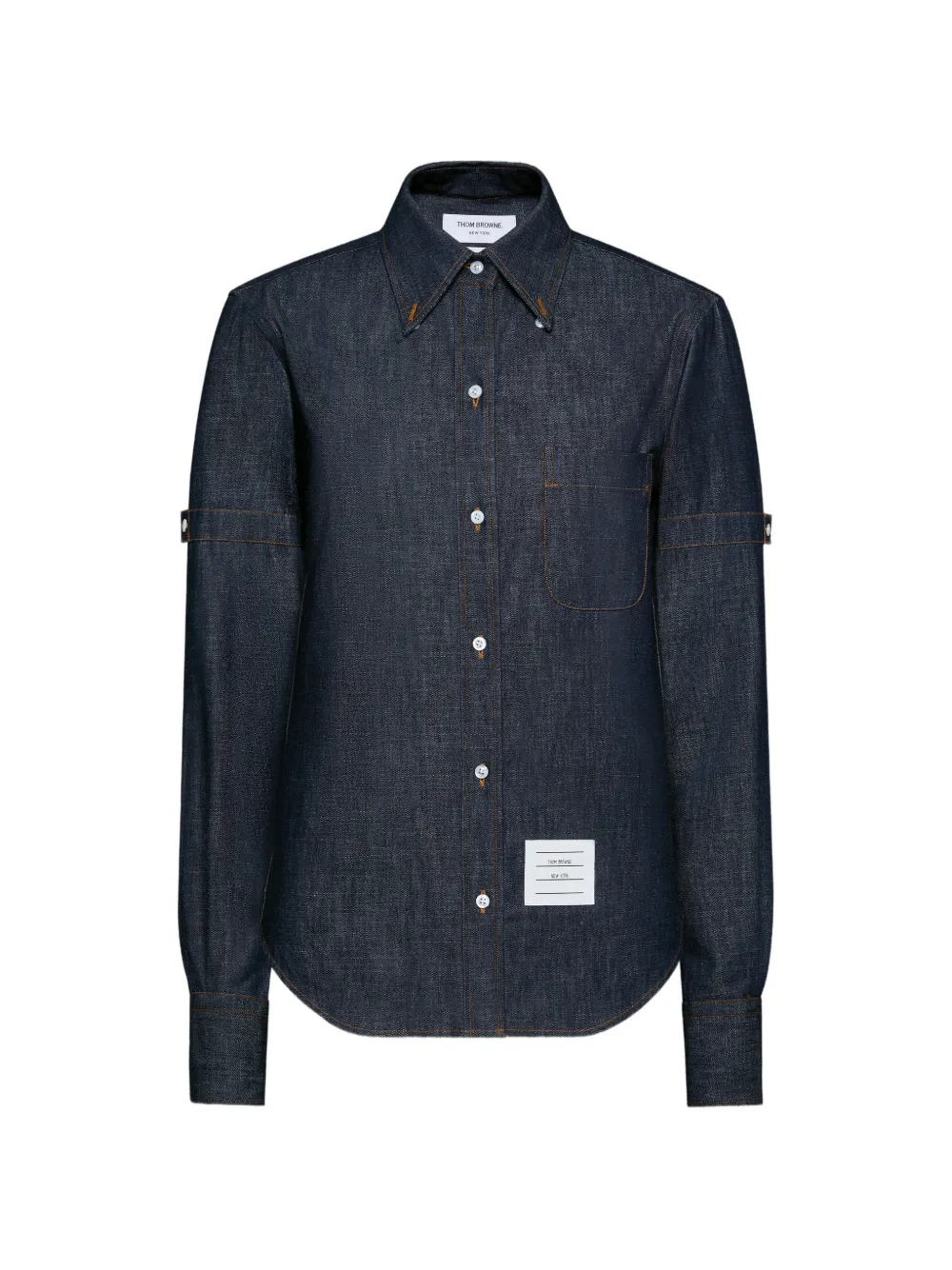 Thom Browne Armband denim shirt - Blue