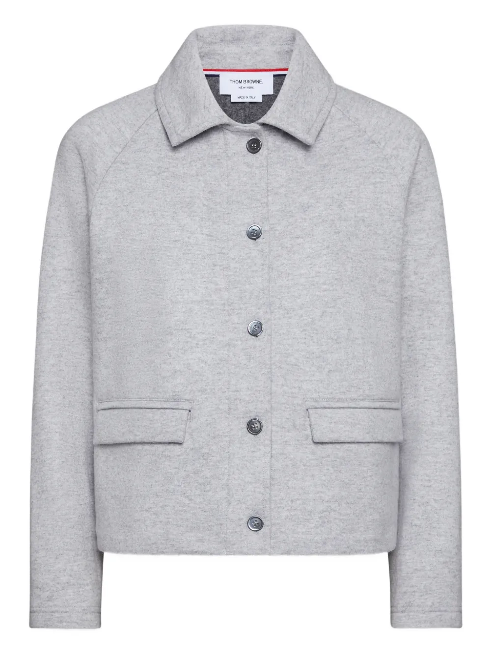 Thom Browne double-face jacquard jacket | Grey | Image 1