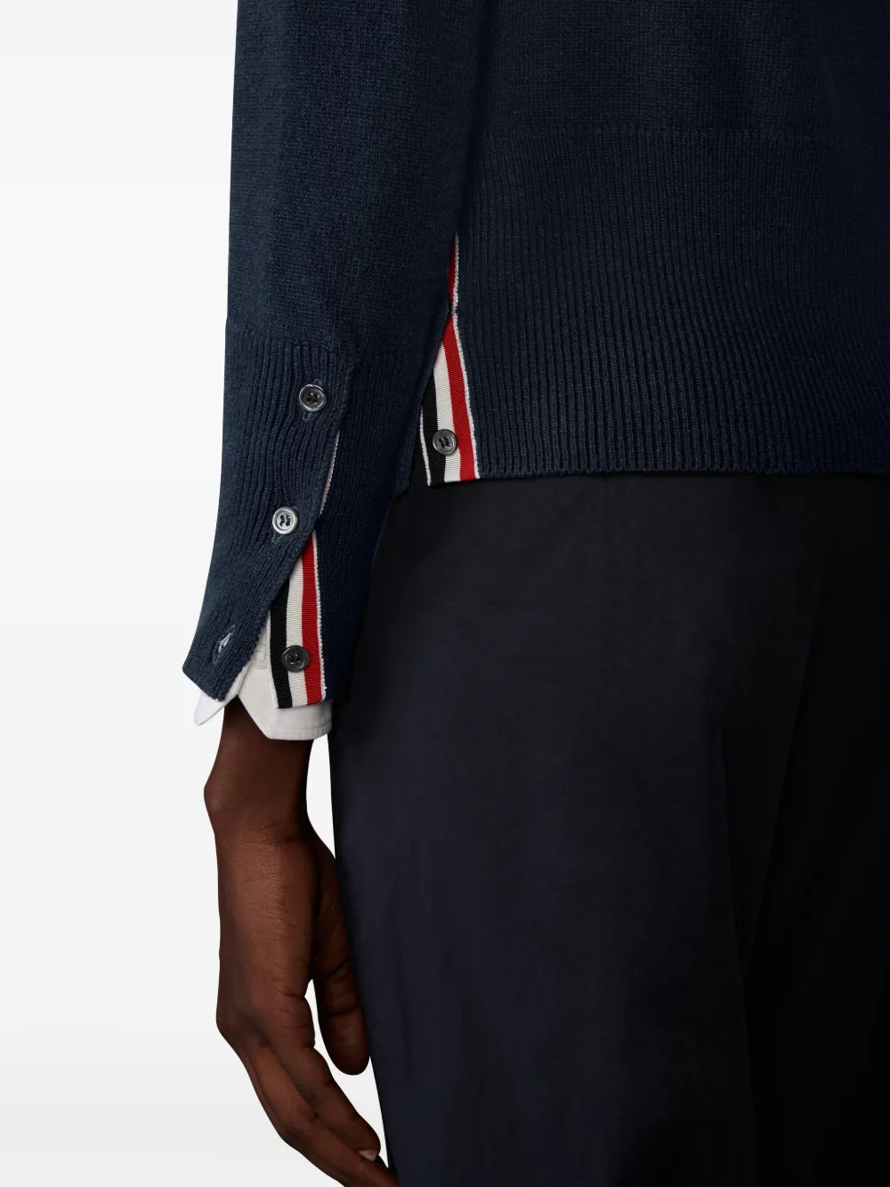 Thom Browne Lunar New Year wollen intarsia vest Blauw