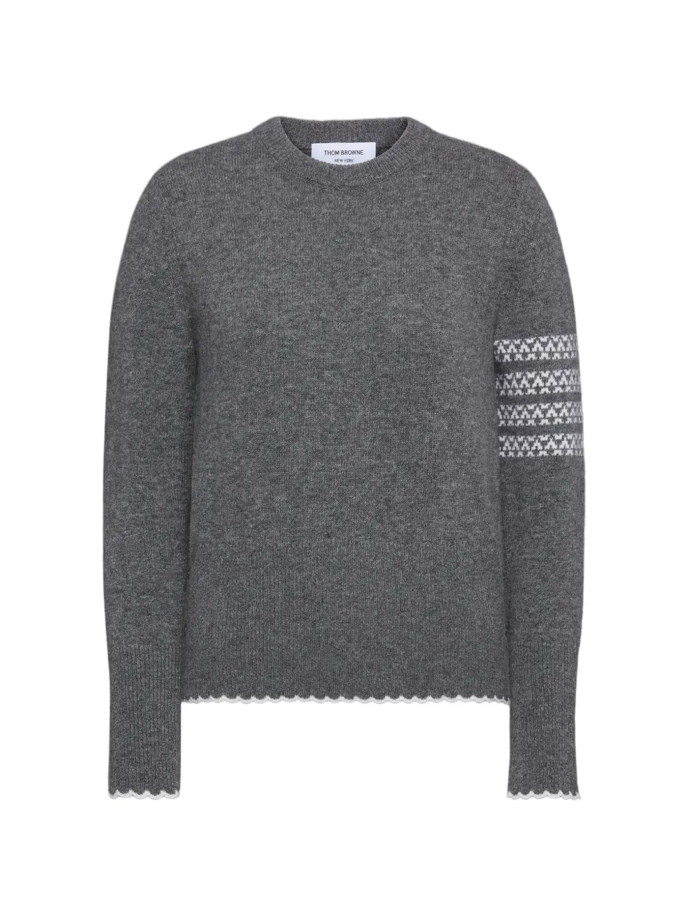 Thom Browne Trui met knoopdetail Grijs