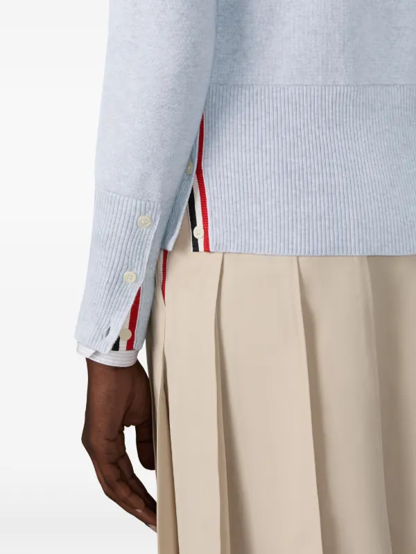 Thom Browne ストライプ カーディガン | グレー | FARFETCH JP