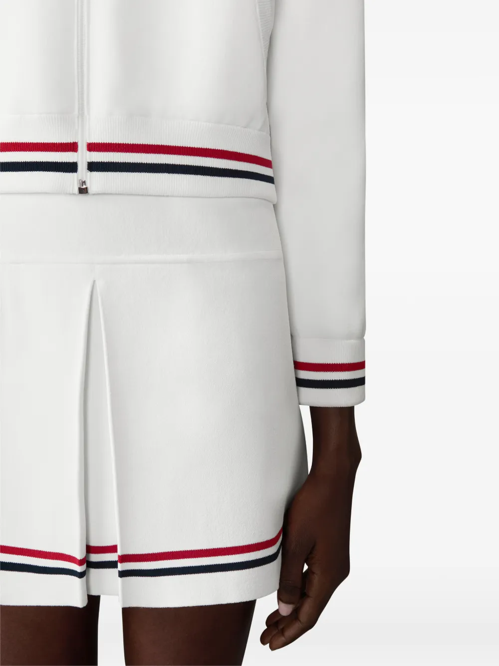 Thom Browne Bomberjack met rits Wit