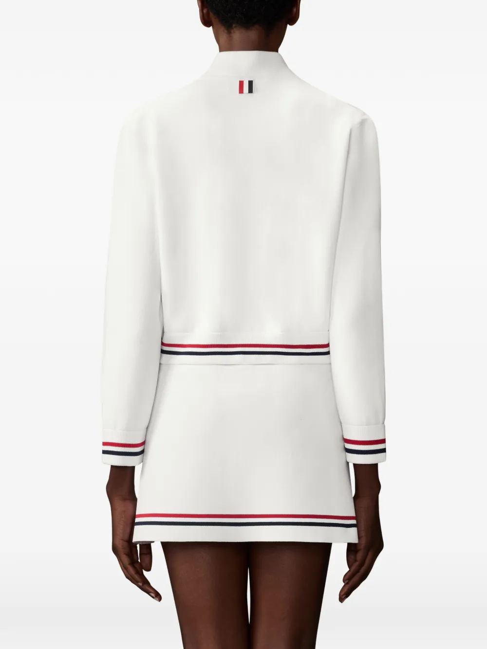 Thom Browne Bomberjack met rits Wit