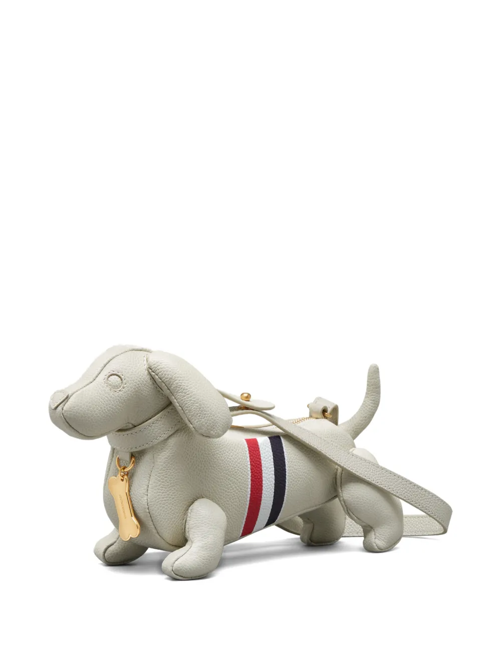 Thom Browne Hector mini-crossbodytas met textuur Beige