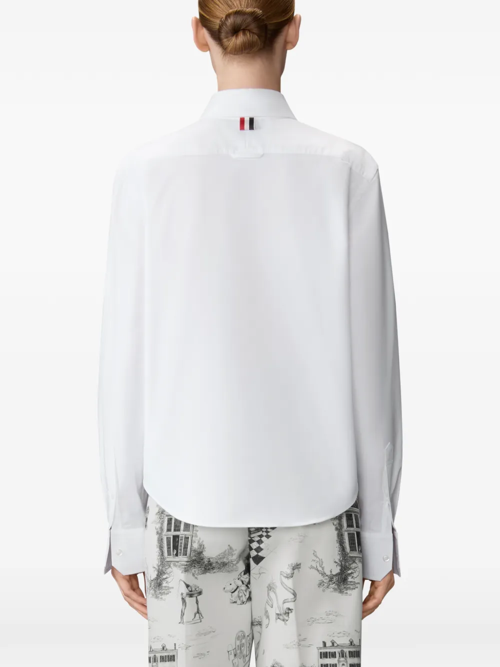 Thom Browne Blouse met borduurwerk Wit