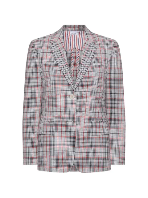 Thom Browne plaid-pattern blazer