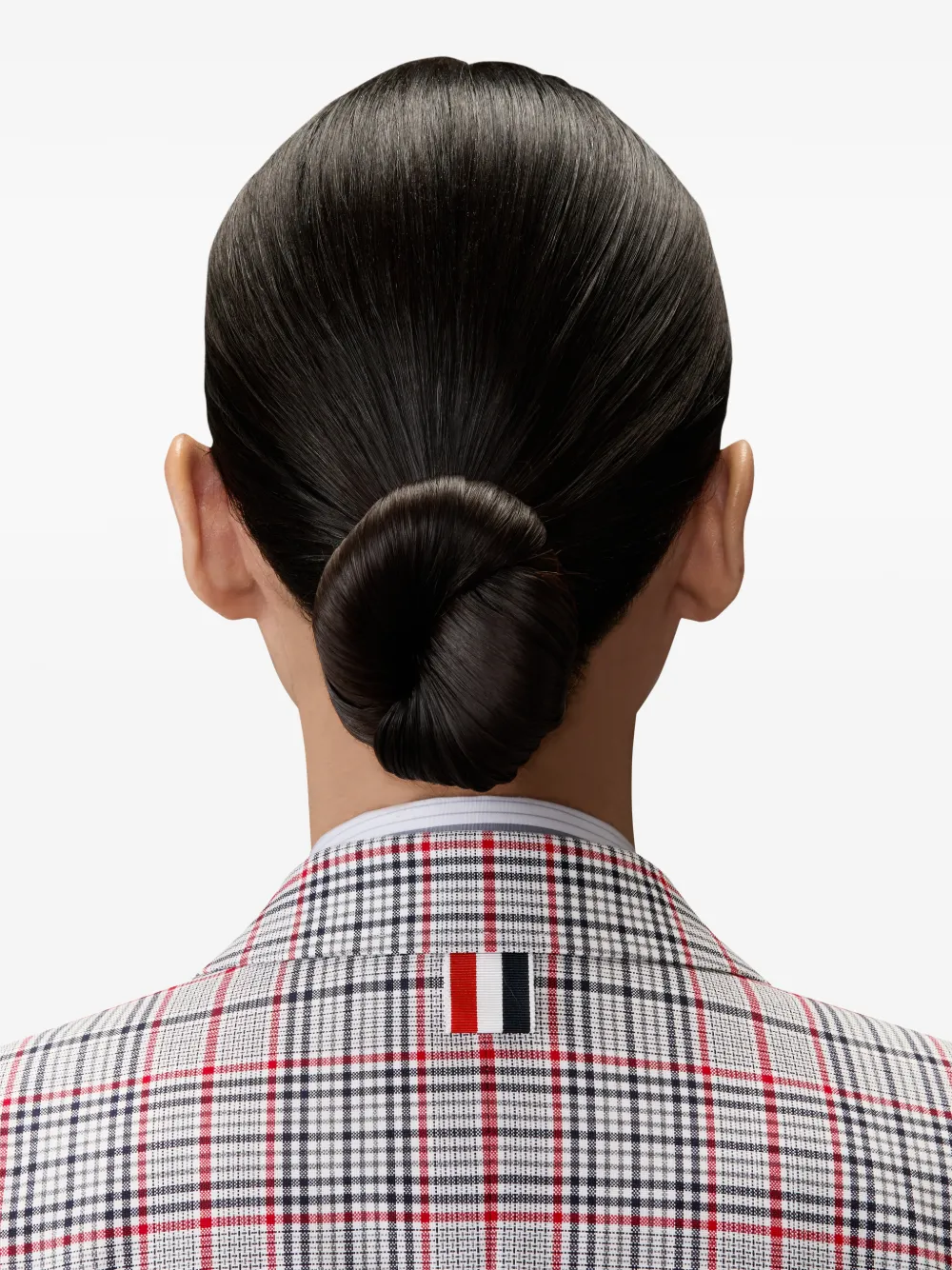 Thom Browne Geruite blazer Grijs