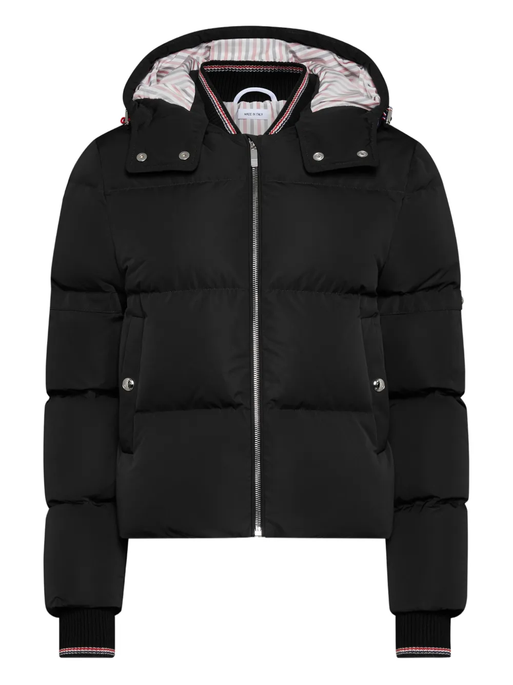 Thom Browne zip-up down jacket | Black | Image 1