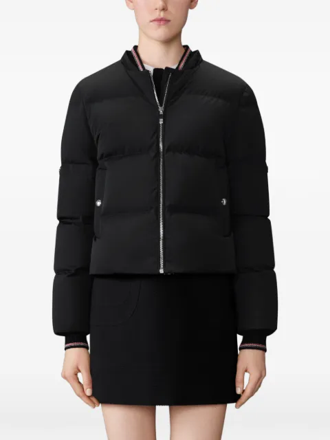 Thom Browne down filled cropped parka with armbands
